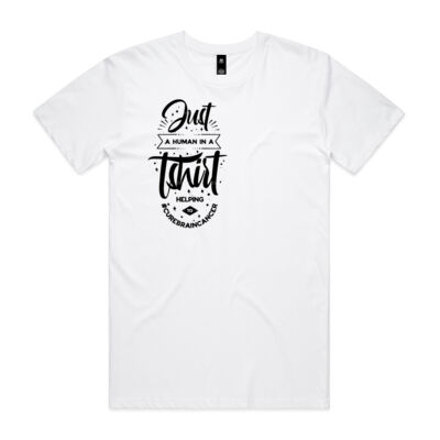 AS Adult T-shirt (Black Text) Thumbnail