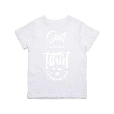 Kids T-shirt (White text) Thumbnail